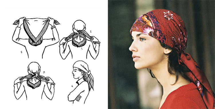 Анкор-Арт завязываем платки и шарфы